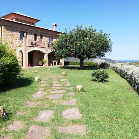 Sulle Onde Della Collina Villa Montecorice Bagian luar foto